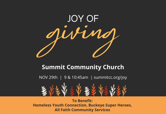 Joy of Giving | Summit Community Church